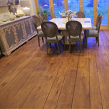 Long wide solid oak flooring produced in Kent