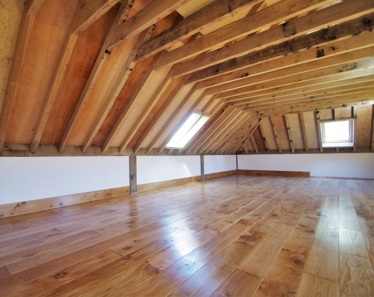 Solid oak flooring