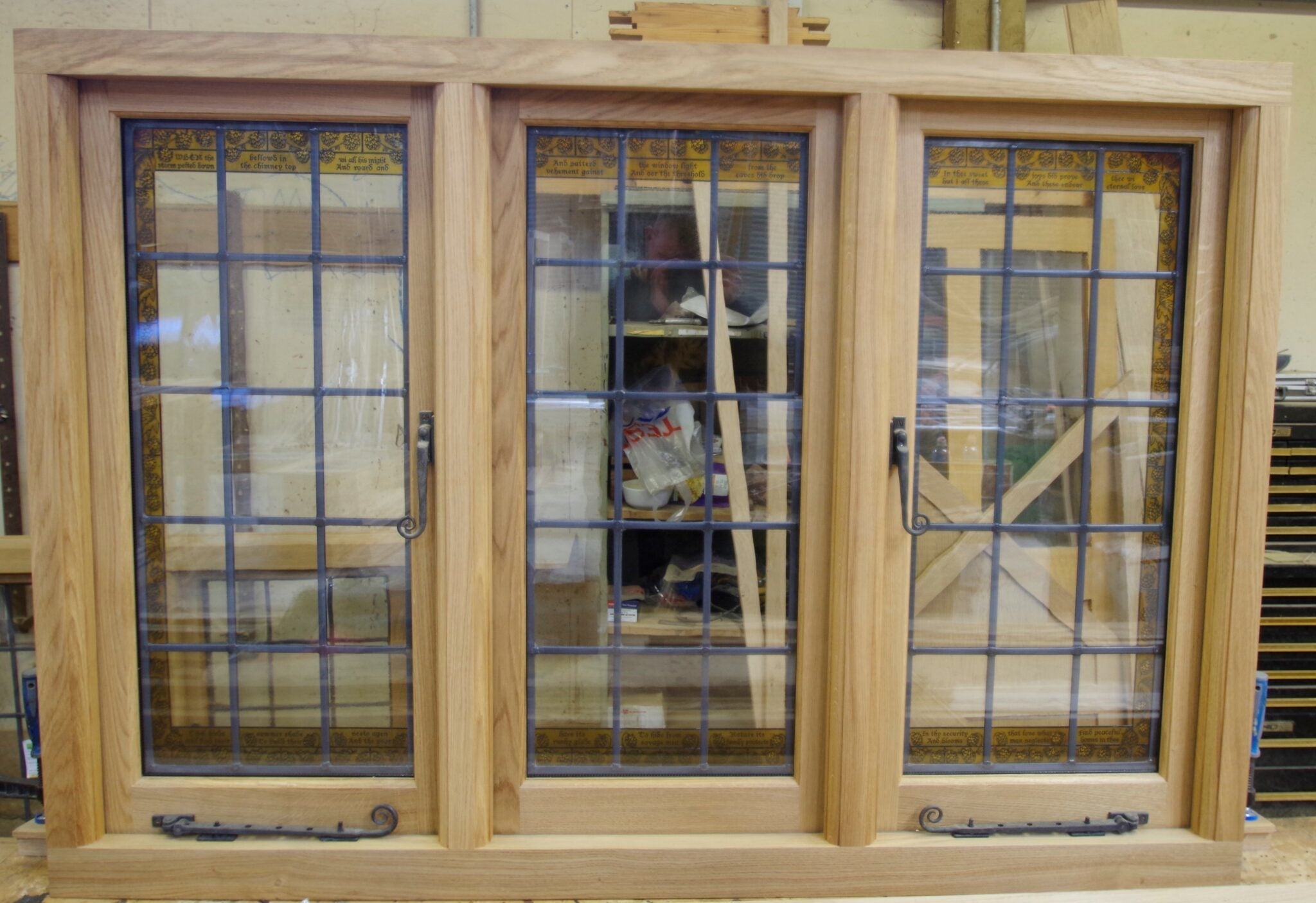 Bespoke stain glass window