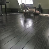 Dark oak flooring