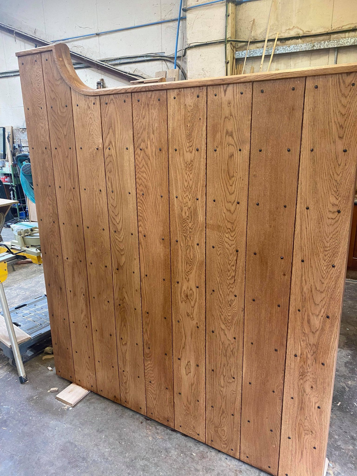 Studded Solid Oak Gates