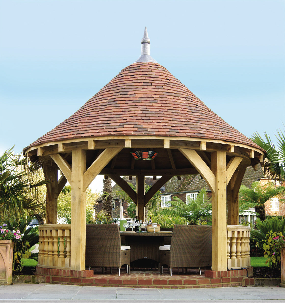 Round gazebo