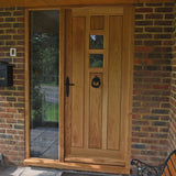 Contemporary Oak front door