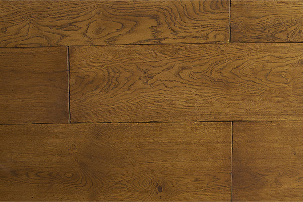 Worn edge oak flooring
